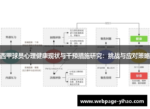 西甲球员心理健康现状与干预措施研究：挑战与应对策略