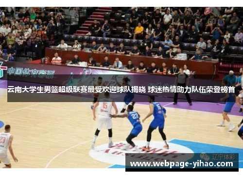 云南大学生男篮超级联赛最受欢迎球队揭晓 球迷热情助力队伍荣登榜首